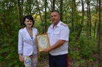 На мероприятии лечебно-оздоровительного центра "Благо Дарю" Евгению Боровкову вручили благодарственное письмо